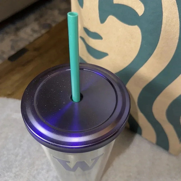 Starbucks Coffee University of Washington Dawgs Stainless Steel Tumbler 16oz Cup - Picture 2 of 11